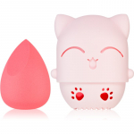 BrushArt Accessories Cutie Cat travel case with make-up sponge K&auml;sn meigi pealekandmiseks reisikarbiga