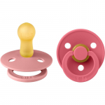 BIBS Colour Tie Dye Size 2: 6+ months lutt Dusty Pink / Coral 2 tk