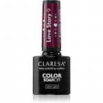 Claresa SoakOff UV/LED Color Love Story Geelk&uuml;&uuml;nelakk varjund 9 5 g