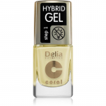 Delia Cosmetics Coral Nail Enamel Hybrid Gel Geelk&uuml;&uuml;nelakk varjund 137 11 ml