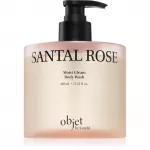 KUNDAL Objet Moist Gleam Body Wash L&otilde;hnastatud du&scaron;igeel intensiivseks niisutamiseks l&otilde;hn Santal Rose 450 ml