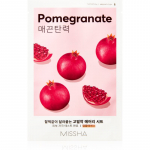 Missha Airy Fit Pomegranate Pehmendav ja v&auml;rskendab kangast n&auml;omask 19 g