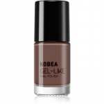 NOBEA Day-to-Day Gel-like Nail Polish Geeliefektiga k&uuml;&uuml;nelakk varjund Dark mocha #N06 6 ml