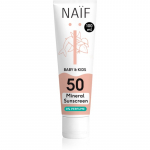 Naif Baby & Kids Mineral Sunscreen SPF 50 0 % Perfume Kaitsev p&auml;ikesekreem beebidele ja lastele l&otilde;hnatu SPF 50 100 ml