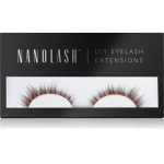 Nanolash DIY Eyelash Extensions kodune ripsmepikenduskomplekt Divine BROWN 36 tk