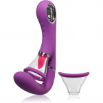 Pipedream Fantasy For Her Ultimate Pleasure kliitori stimulaatoriga vibraator Purple 24.5 cm