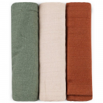 Petite&Mars Moussy riidest m&auml;hkmed Earth Tones 68 x 68 cm 3 tk