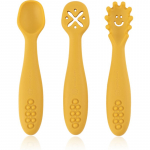 Petite&Mars Take&Match 6m+ lusikas lastele Intense Ochre 3 tk