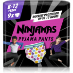 Pampers Ninjamas Pyjama Pants p&uuml;ksm&auml;hkmed 27-43 kg Hearts 9 tk