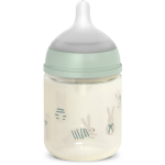 Suavinex Wonderland SX Pro Physiological Anti-Colic Glass klaasist lutipudel +0 SF Green Bunny 120 ml