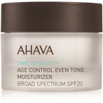 AHAVA Time To Smooth Kirgastav ja niisutav kreem SPF 20 50 ml