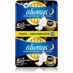Always Ultra Secure Night Extra H&uuml;gieenisidemed 10 tk