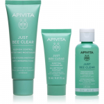 Apivita Just Bee Clear Routine Mini Set komplekt akne hoolduseks