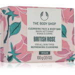 The Body Shop British Rose Cleansing Bar T&uuml;kiseep kehale ja n&auml;ole 100 g