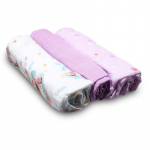 BabyOno Natural Bamboo Diapers Violet riidest m&auml;hkmed 70x70 cm 3 tk