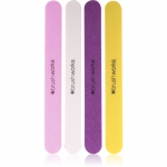 Brushworks Nail Files Coloured K&uuml;&uuml;neviilide komplekt k&uuml;&uuml;ntele