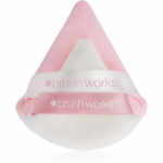Brushworks Triangular Powder Puff Duo Puudripadi