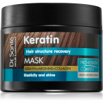 Dr. Sant&eacute; Keratin S&uuml;vapuhastav taastav ja toitev mask habrastele ja tuhmidele juustele 300 ml