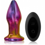 Dream Toys Glamour Glass Remote Vibe Plug Anaaltapp vibreeriv 10.7 cm