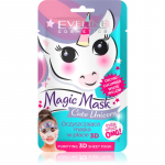 Eveline Cosmetics Magic Mask Cute Unicorn 3D puhastav lehtmask 1 tk