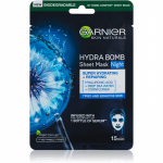 Garnier Textil Masks Hydra Bomb Toitevn&auml;o lehtmask &ouml;&ouml; 28 g