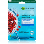 Garnier Textil Masks Hydra Bomb Niisutav n&auml;o lehtmask h&uuml;aluroonhappega 1 tk