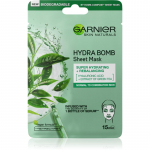 Garnier Textil Masks Hydra Bomb &Uuml;liniisutav puhastav lehtmask normaalsele ja kombineeritud nahale 28 g