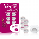 Gillette Venus PRO ComfortGlide Sugarberry Asendusterad + kaitsekate 6 tk