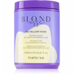Inebrya BLONDesse No-Yellow Mask Juuksemask kollaste toonide neutraliseerimiseks 1000 ml