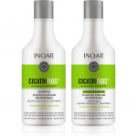 INOAR CicatriFios komplekt kahjustatud ja habrastele juustele 2x250 ml