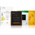 KORIKA KOREAN SKIN CARE ROUTINE SET OF 3 BRIGHTENING SHEET MASKS komplekt s&auml;ra andva efektiga