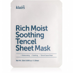 Klairs Rich Moist Soothing Tencel Sheet Mask Rahustav n&auml;o lehtmask niisutava toimega 25 ml