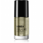 NOBEA Metal Gel-like Nail Polish Geeliefektiga k&uuml;&uuml;nelakk varjund Olive green N#79 6 ml