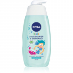 NIVEA Kids Magic Apple Mahe du&scaron;igeel ja &scaron;ampoon lastele kolm-&uuml;hes 500 ml