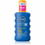 NIVEA SUN Protect & Moisture P&auml;ikesepihusti SPF 15 200 ml