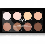 NYX Professional Makeup Highlight & Contour PRO Kontuuripalett 8x2,7 g