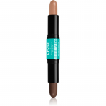 NYX Professional Makeup Wonder Stick Dual Face Lift Kahetooniline kontuurpulk varjund 06 Rich 2x4 g