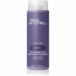 Paul Mitchell Blonde Platinum Plus Deep Violet Shampoo Lilla &scaron;ampoon kollaste toonide neutraliseerimiseks 300 ml