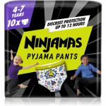 Pampers Ninjamas Pyjama Pants p&uuml;ksm&auml;hkmed 17-30 kg Spaceships 10 tk