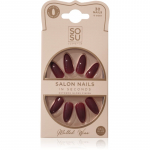 SOSU Cosmetics Salon Nails Kunstk&uuml;&uuml;ned varjund Mulled Wine 30 tk