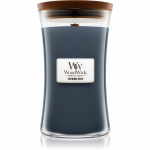 Woodwick Evening Onyx l&otilde;hnak&uuml;&uuml;nal puidust taht 609.5 g