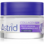 Astrid Collagen PRO K&otilde;igi vananemism&auml;rkide vastane &ouml;&ouml;kreem taastava toimega 50 ml