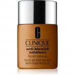 Clinique Anti-Blemish Solutions&trade; Liquid Makeup V&auml;ga hea katvusega jumestuskreem rasusele akne kalduvustega nahale varjund WN 118 Amber 30 ml