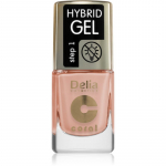 Delia Cosmetics Coral Nail Enamel Hybrid Gel Geelk&uuml;&uuml;nelakk varjund 136 11 ml