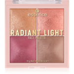 essence Radiant Light <i>highlighter</i>&rsquo;ite ja p&otilde;sepunade palett varjund Signature Light 11 g