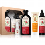 Green Pharmacy Argan Oil & Pomegranate Set Kinkekomplekt erakordselt kuivadele juustele