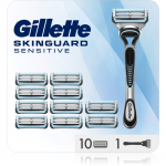 Gillette Skinguard Sensitive Raseerija + varuotsikud 11 tk
