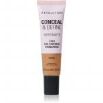 Revolution Conceal & Define Matistav jumestuskreem varjund F12.7NC 23 ml