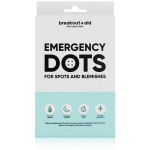 breakout + aid Emergency Dots For Spots and Blemishes Akne hooldus n&auml;ole, rinnale ja seljale teepuu&otilde;liga 72 tk
