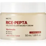 Nacific Rice + Pepta Collagen Glow Bouncy Cream kirgastav n&auml;okreem niisutava toimega 50 ml